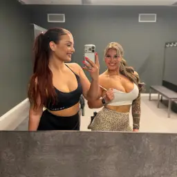waren heute 🔥 im Gym!🔥 
 @saaphiraaaaa