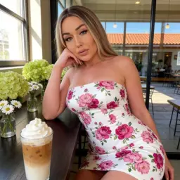 na wer würde jetzt gern einen Kaffee mit mir trinken 💋
